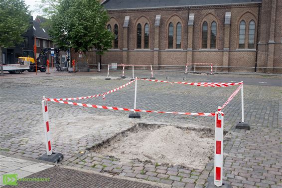 Pelt - Parking Kerkplein afgesloten voor onderzoek