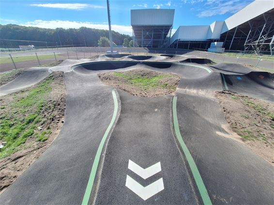Peerse pumptrack is klaar voor gebruik
