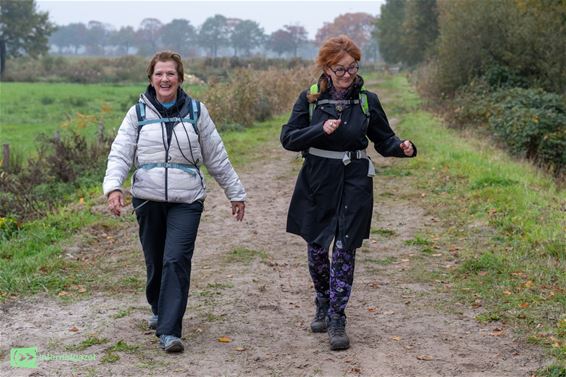 Peltse zusjes wandelen 25 km met een koffiepauze - Pelt
