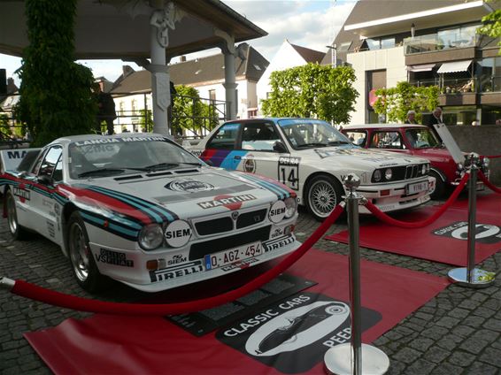 Rallywagens in Peer-centrum - Peer