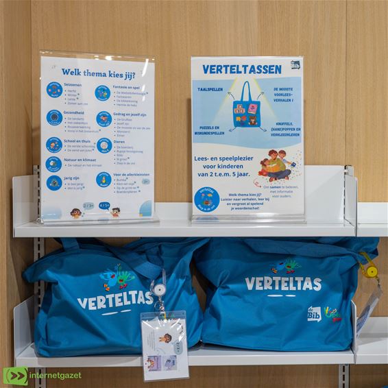 Pelt - Regen? Hoera! Dankzij de verteltassen van de bib