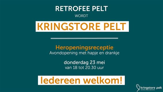 ReTroFee Pelt wordt Kringstore Pelt - Pelt