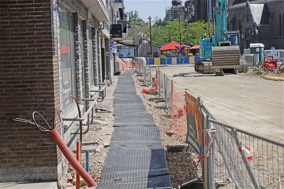 Riolering kruispunt Hoekstraat-Marktplein klaar - Pelt