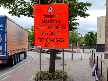 Leopoldsburg - Rondpunt afgesloten