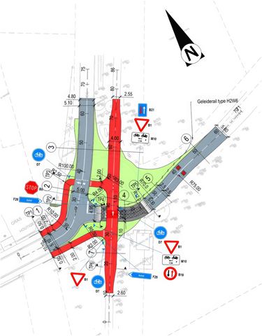 Rotonde Achelsendijk 2 maanden afgesloten - Hamont-Achel