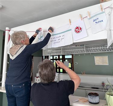 Samen een vlaggenlijn maken tegen armoede - Oudsbergen