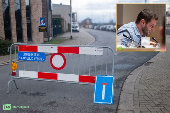 Saxbylaan voorlopig nog afgesloten - Pelt