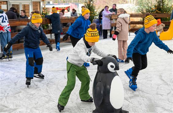 Schaatspiste geopend - Beringen