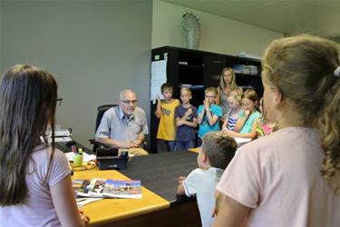 Scholen bezoeken stadsdiensten - Beringen