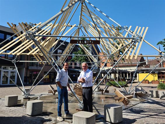 Schommelen op Veemarkt en Vrijthof - Tongeren