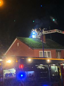 Schouwbrand in de Dijkstraat - Pelt