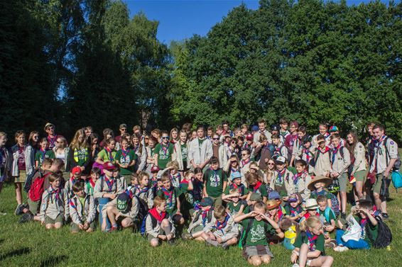Scouts Beringen op kamp in Hamont-Achel - Beringen