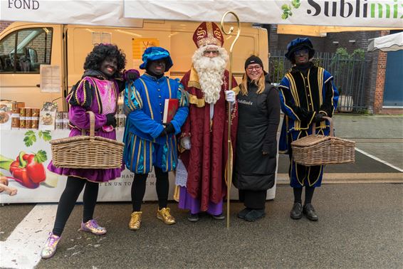 Sint bezocht markt - Leopoldsburg