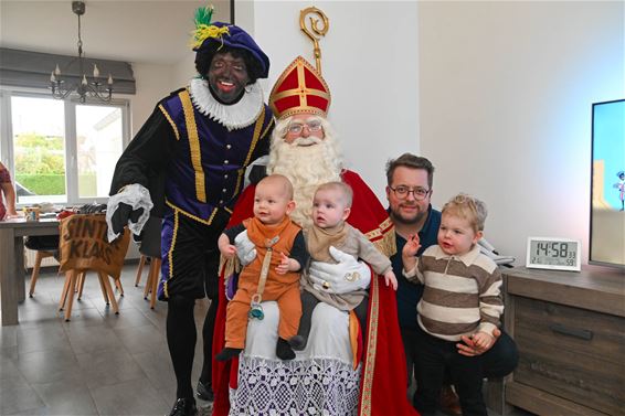 Sint en Piet op bezoek bij Arthur, Victor en Nora - Lommel