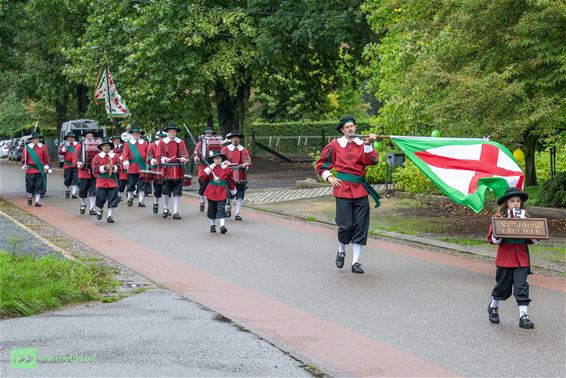 Sint-Joris scoort met commandant in Ellikom