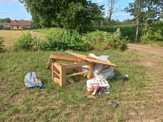 Sluikstort in Zwarte Beekstraat - Beringen