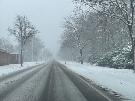 Leopoldsburg - Sneeuwzone over Leopoldsburg