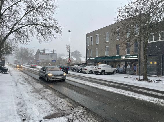 Beringen - Sneeuwzone trok over Beringen