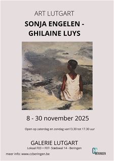 Sonja Engelen en Ghilaine Luts bij Art Lutgart - Beringen