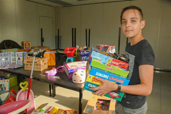 Speelgoed van Seppe op inzameldag Raak - Lommel