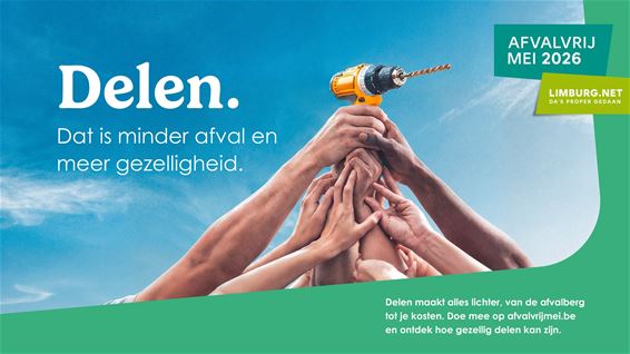 Bree - Stad Bree roept op tot afvalvrij delen in mei