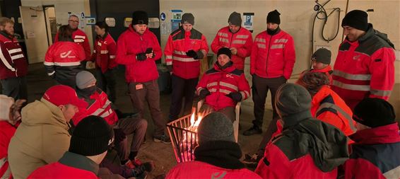 Staking Beringse postbodes voorbij - Beringen