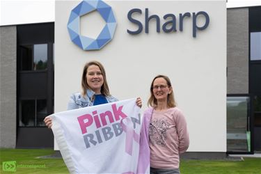 Stappen en trappen voor het goede doel bij Sharp