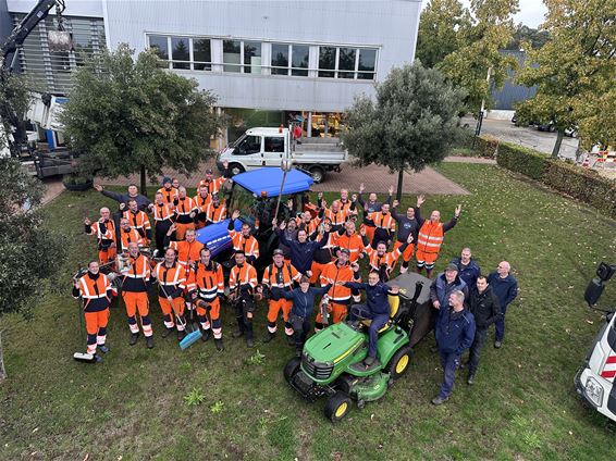 Stem medewerkers stadswerken naar de overwinning