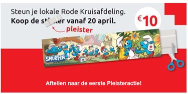 Steun Rode Kruis: koop pleisters - Lommel