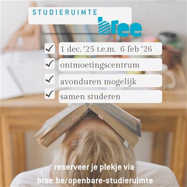 Studiezaal gaat op 1 december weer open