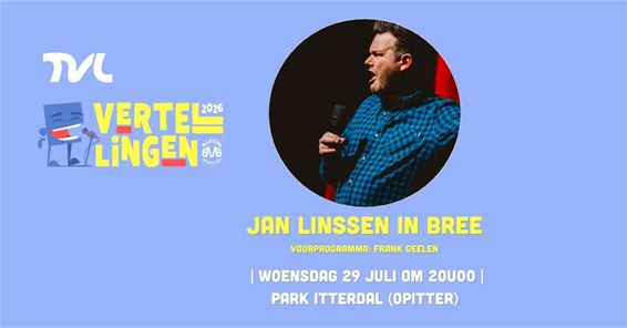 Bree - TVL Vertellingen komt naar Bree