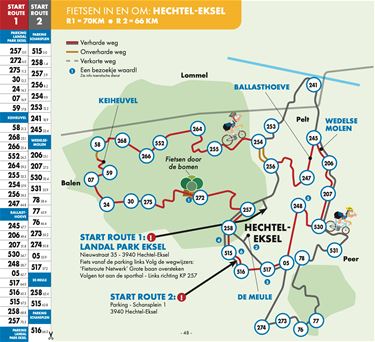 Twee fietstochten in en om Hechtel-Eksel - Hechtel-Eksel