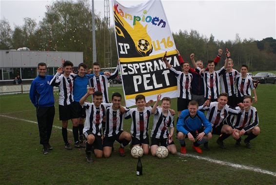 U16 interprovinciaal Jsw Esperanza Pelt kampioen - Pelt