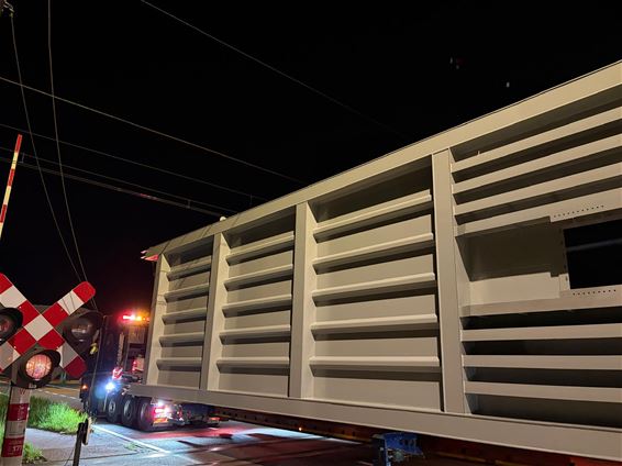 Uitzonderlijk transport van CSM richting Genk - Hamont-Achel