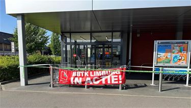 Vakbondsactie bij Lidl - Beringen