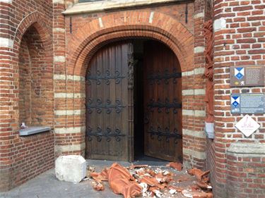 Vandalisme aan kerk - Lommel