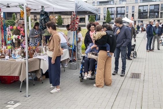 Veel volk op de Zomermarkt Ploegdries - Lommel