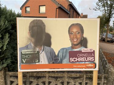 Verkiezingsborden beklad en vernield - Beringen