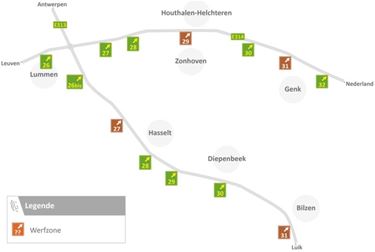 Vier afritten tijdelijk gesloten in juni - Houthalen-Helchteren & Beringen
