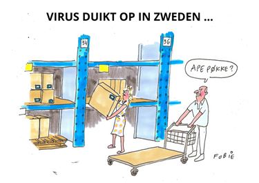 Virus duikt op in Zweden