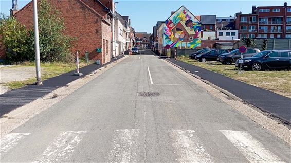 Voetpaden in de Blijkstraat - Beringen