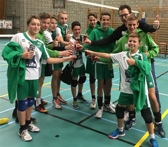 Volley: ook AVOC's Heren U15 kampioen - Hamont-Achel