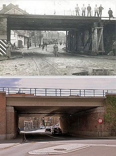 Vroeger en nu (45): de spoorwegbrug - Tongeren