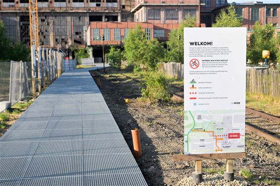 Beringen - Wandel- en fietspad onder de Kolenwasserij