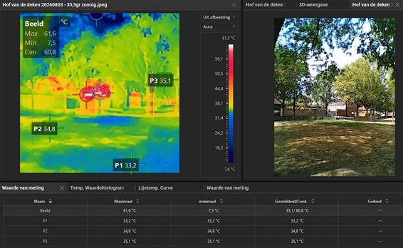 Warmtecamera legt Bree onder de loep - Bree
