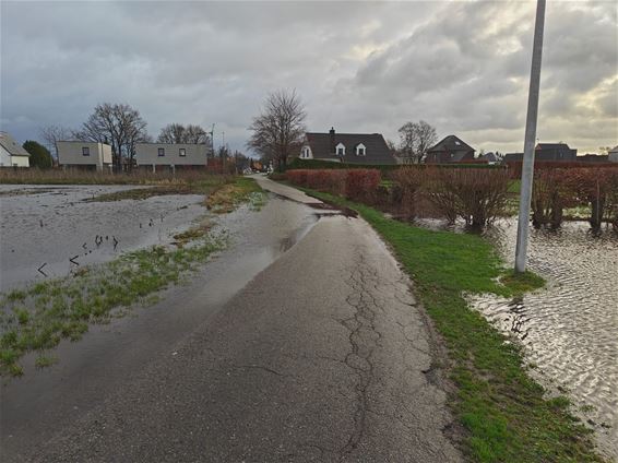 Wateroverlast in Achel - Hamont-Achel