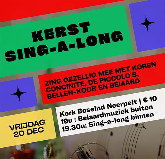 Weer meezingen met Sing-a-long? - Pelt