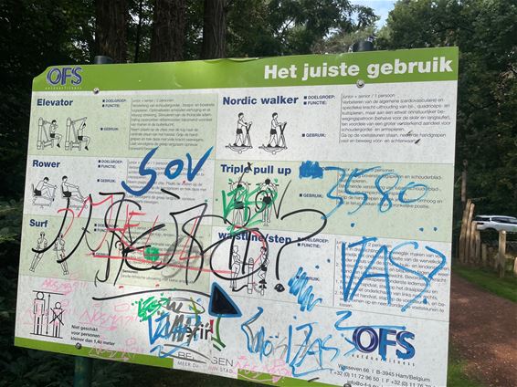 Weer vandalenstreken - Beringen