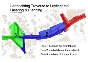 Wegwerkzaamheden in Luyksgestel - Lommel