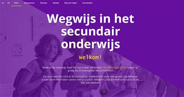 Beringen - 'Wegwijs in het Secundair Onderwijs' - een website